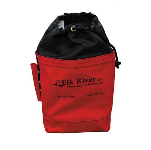 Elk River Bolt Bag with Drawstring Top, Red