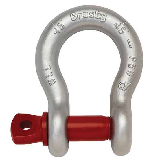 Crosby Galvanized Screw Pin Shackle, 3/4-Inch