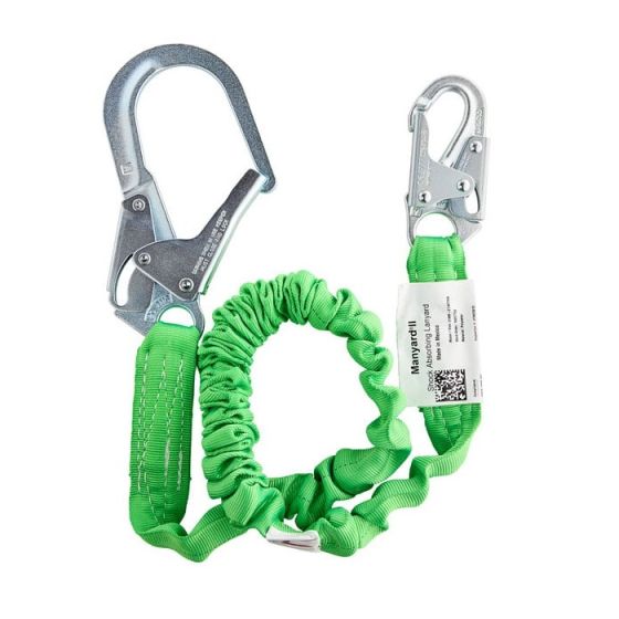 Honeywell 6' Green Manyard II Shock-Absorbing Lanyard