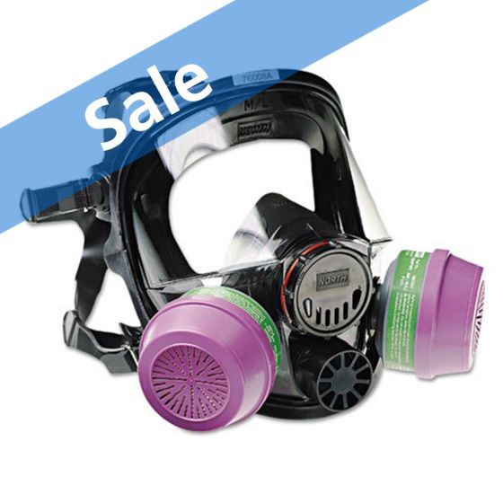 Honeywell 7600 Series Full-facepiece Respirator Mask, Small