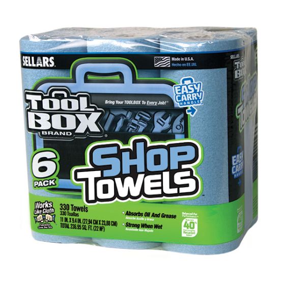 Sellars TOOLBOX® Z400 Shop Towels 6-Pack