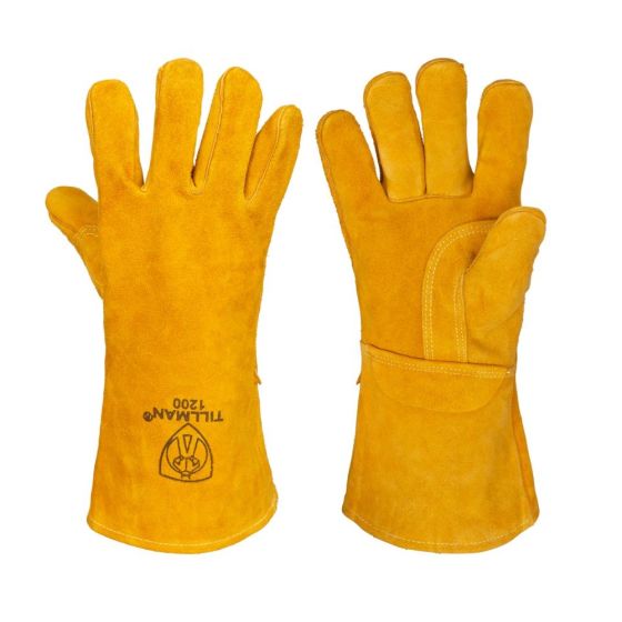Tillman® 1200 Premium Side Split Cowhide Stick Welding Gloves, Large