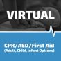 Virtual Adult First Aid/CPR/AED Certification