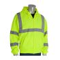 PIP® ANSI Type R Class 3 Hi-Viz Hooded Sweatshirt, Yellow