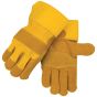 Black Stallion Side Split Cowhide Work Gloves, Large