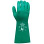 SHOWA 732 Chemical-Resistant 13" Nitrile Gloves, Green, Size 9