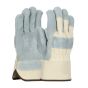 PIP® Regular Grade Split Cowhide Leather Palm Gloves, Large